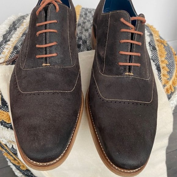 Barker Shoes - Men\'s Pullman Oxfords, brown suede main image 11